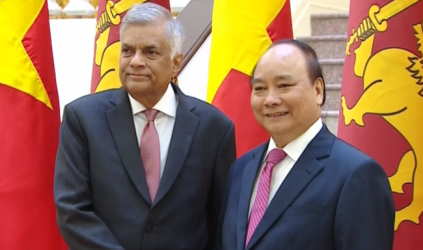 Thủ tướng Nguyễn Xuân Phúc và Phu nhân chiêu đãi Thủ tướng Sri Lanka và Phu nhân